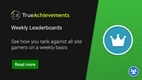 Introducing Weekly Leaderboards for Gamerscore, TrueAchievement score, and TAD